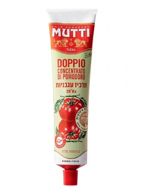 תרכיז עגבניות בריכוז כפול MUTTI שפורפרת