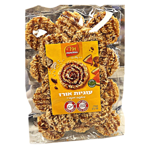עוגיות אורז מתוקות בטעם קרמל